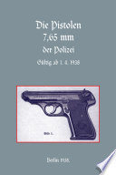 Die Pistolen 7,65 mm der Polizei.