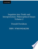 Inquiries into truth and interpretation /