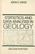Statistics and data analysis in geology /