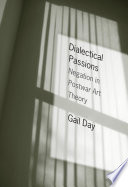 Dialectical passions negation in postwar art theory /