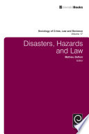 Disasters, Hazards, and Law.