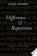 Difference and repetition /