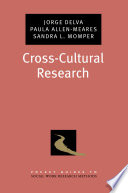 Cross-cultural research /