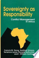 Sovereignty as Responsibility : Conflict Management in Africa.