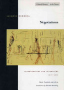 Negotiations : interventions and interviews, 1971-2001 / Jacques Derrida ; edited, translated, and with an introduction by Elizabeth Rottenberg.