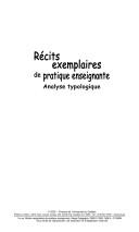 Récits exemplaires de pratique enseignante : analyse typologique /