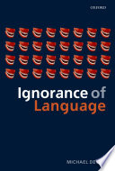 Ignorance of language / Michael Devitt.
