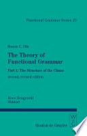 The theory of functional grammar.