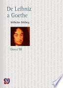 De Leibniz a Goethe : Obras III /