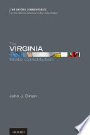 The Virginia state constitution / John Dinan.