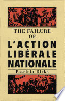 The failure of l'Action libérale nationale /