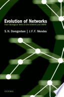 Evolution of networks : from biological nets to the Internet and WWW /