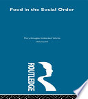 Food in the social order : studies of food and festivities in three American communities /