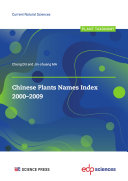 Chinese Plants Names Index 2000-2009 / Cheng Du.
