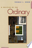 A politics of the ordinary /