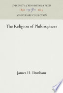 The religion of philosophers