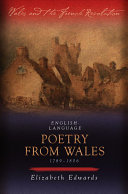 English-language Poetry from Wales 1789-1806.