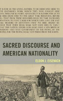 Sacred discourse and American nationality /