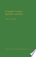 Geographic variation, speciation, and clines /