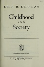Childhood and society /