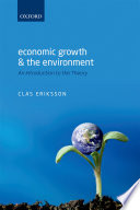 Economic growth and the environment : an introduction to the theory /