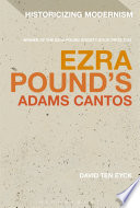 Ezra Pound's Adams Cantos.