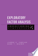 Exploratory factor analysis / Leandre R. Fabrigar and Duane T. Wegener.