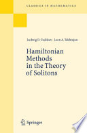 Hamiltonian methods in the theory of solitons /