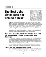 175 best jobs not behind a desk /
