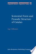 Sentential form and prosodic structure of Catalan /