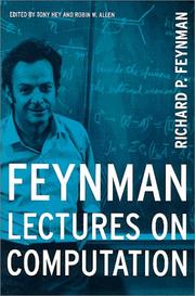 Feynman lectures on computation /