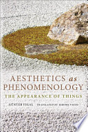 Aesthetics as phenomenology : the appearance of things /