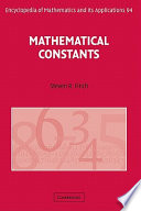 Mathematical constants /