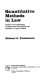 Quantitative methods in law : studies in the application of mathematical probability and statistics to legal problems /