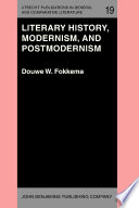Literary history, modernism, and postmodernism /