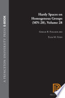 Hardy Spaces on Homogeneous Groups. (MN-28), Volume 28.