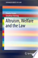 Altruism, welfare and the law /