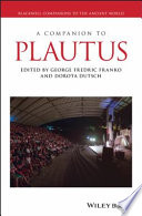 A companion to Plautus /