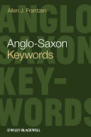 Anglo-Saxon keywords Allen J. Frantzen.