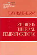 Studies in Bible and feminist criticism /