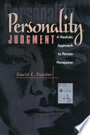 Personality judgment : a realistic approach to person perception /