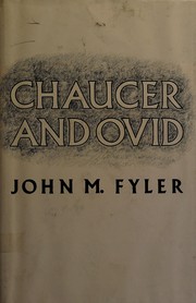 Chaucer and Ovid / John M. Fyler.