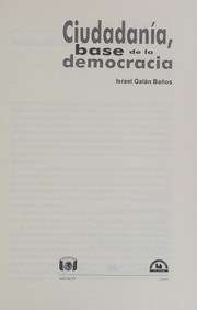 Ciudadania, base de la democracia /
