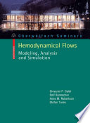 Hemodynamical flows : modeling, analysis and simulation /