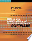 Testing and quality assurance for component-based software /