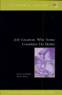 Job creation : why some countries do better / Pietro Garibaldi ; Paolo Mauro.