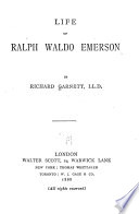 Life of Ralph Waldo Emerson.