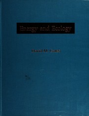 Energy and ecology /