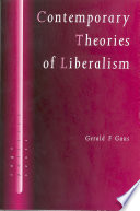 Contemporary theories of liberalism : public reason as a post-Enlightenment project /