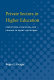 Private sectors in higher education : structure, function, and change in eight countries /